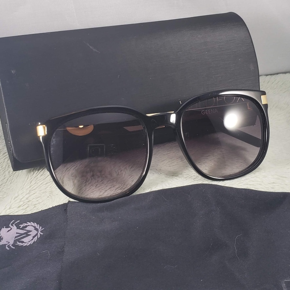 Wildfox Geena Black and Gold Sunglasses